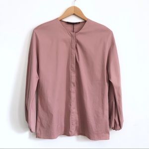NWT! Zara button down mauve top